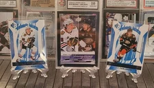2023 24 UD CONNOR BEDARD & LEO CARLSSON YOUNG GUNS CHECKLIST KSA 10 & SP AUT Set