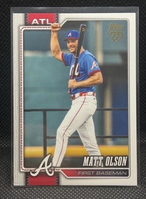 2026 Topps Series 1 - Matt Olson #39 Golden Mirror Photo Variation (SSP) Braves
