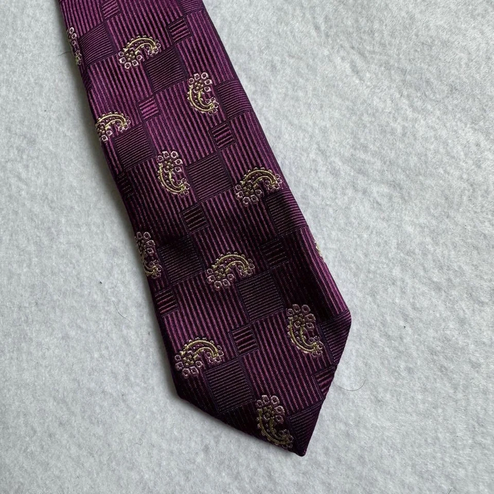 Corbata corbata usada LUIGI BORRELLI para hombre unisex alféizar multicolor preciosa O40 Foto 3 de 4