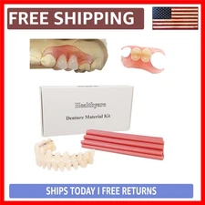 DIY Denture Material Kit - Effortlessly Create Stunning Full or Partial Dentu...