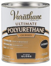 Varathane Ultimate Oil Based Polyurethane Gloss Finish Quart Protects Wood