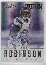 2012 Panini Absolute Rookie Spectrum Gold 272/299 Josh Robinson #149 Auto 1be