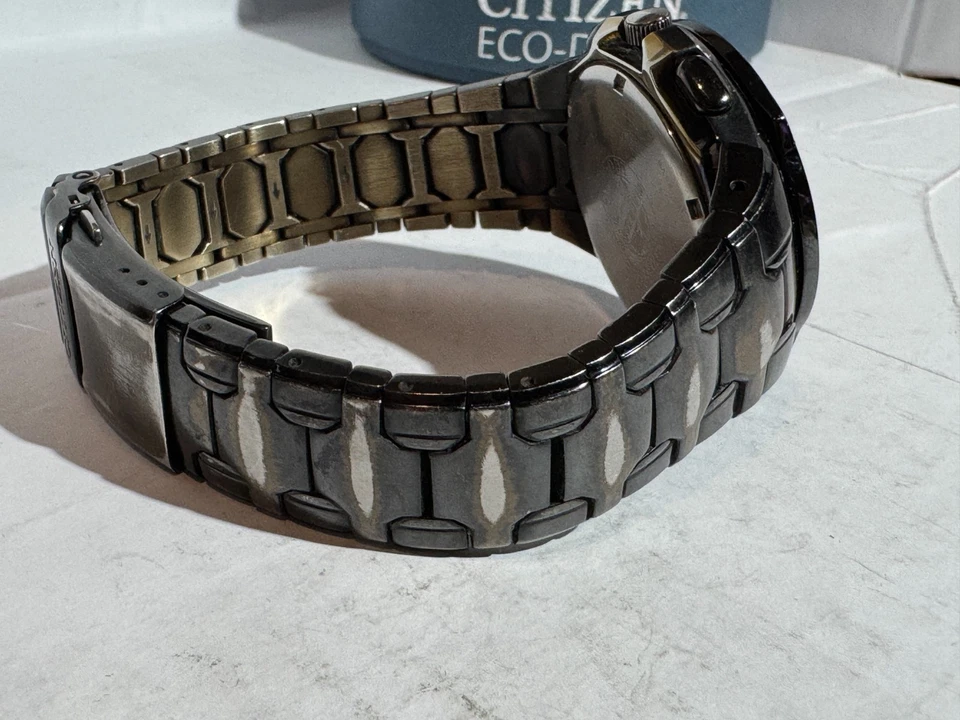 Citizen Eco-Drive Skyhawk Black Eagle World Time Aviator Men's Wristwatch - image 3 of 4