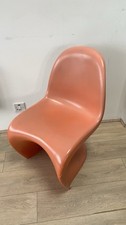 Panton S Style Chair Orange – Iconic Design Replica Sculptural Chair