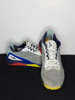 Reebok Nano X1 Grit Men s Training Shoes Size 8.5 Yellow Red Blue GX4054