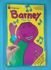 Barney Play Set Colorforms 1993 Collectible High Grade 766 Rare - Used