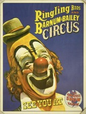 Circus, Clown, Carnivals, Posters, vintage 4" x 6" photo reprint Quality 045