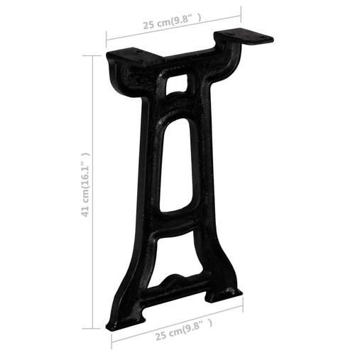 2x Replacement Legs For Bench Side Table A/Y/O/X-Frame Cast Iron Furniture Parts - Picture 61 of 156