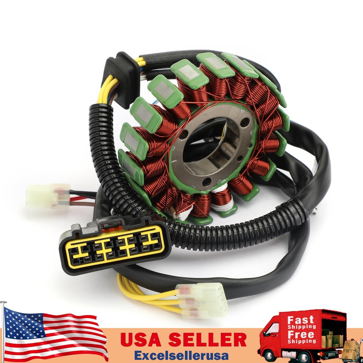 SUZUKI GS550L 85-86 FORSETI STATOR MAGNETO GENERATOR ASSEMBLY