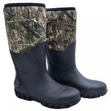 Habit Mens All Weather Rubber Boots Waterproof Mossy Oak Country Thick Sole Boot