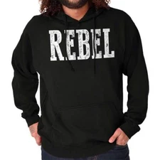 Rebel Troublemaker Attitude Personality Sass Hoodie Hooded Sweatshirt Men Women