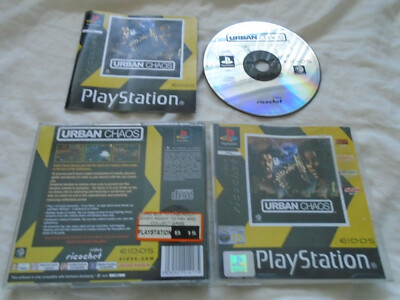Urban Chaos PS1 (KOMPLETT) Black Label Action Shooter Sony PlayStation Selten