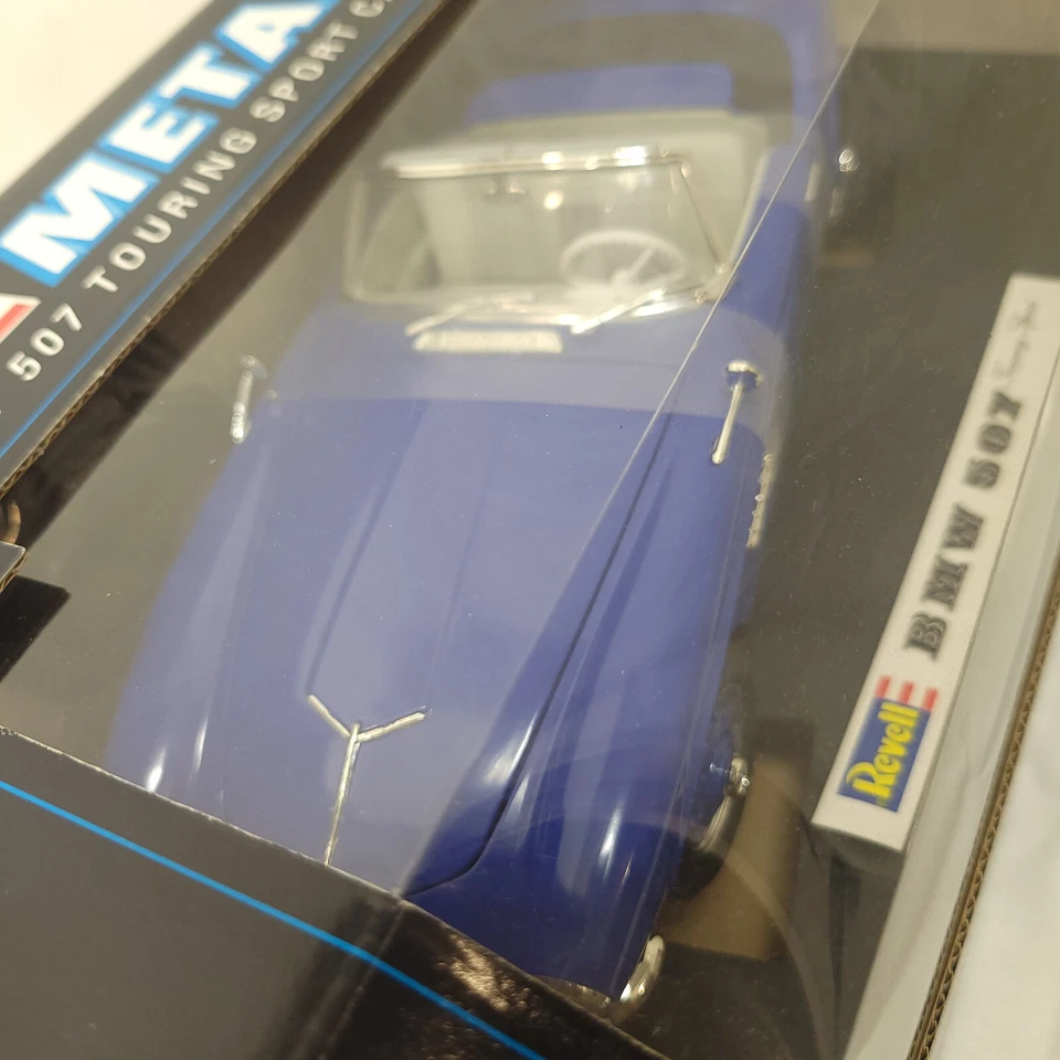 1/18 Revell BMW 507 TOURING SPORT CABRIO Master Piece Blue Diecast New Sealed - Image 4 of 4
