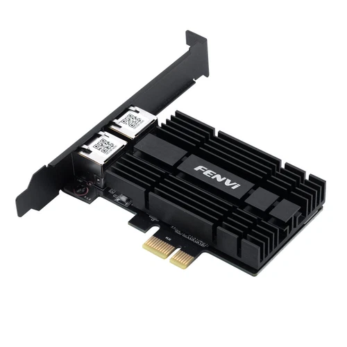 2.5G Gigabit Network Card Intel I226 PCI-E x1 Dual Port RJ45 LAN NIC Gaming Card