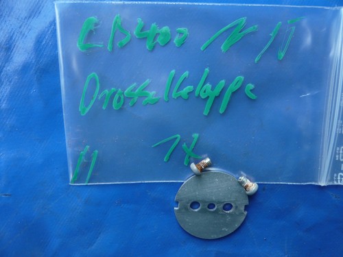 Honda CB 400 N T Vergaser Typ VB 31 B Drossel Klappe Throttle Valve Carburetor
