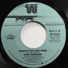 Soul Nm! 45 King Errisson - Manhattan Love Song / Manhattan Love Song On Westbou