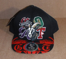 Gorra de béisbol Top Level Greatest GOAT Snap Back bordada billete plano