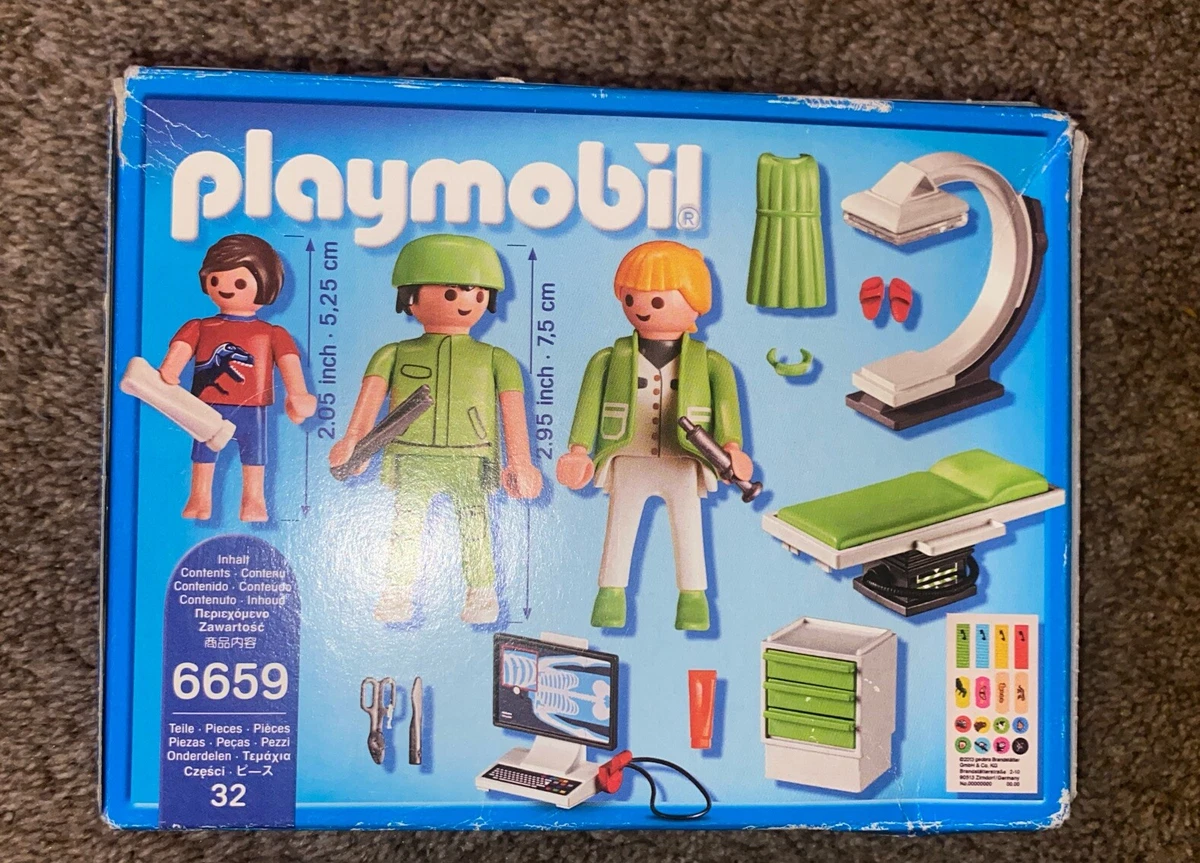 Playmobil City Life X Ray Room 6659 New Retired Set Hospital Doctor