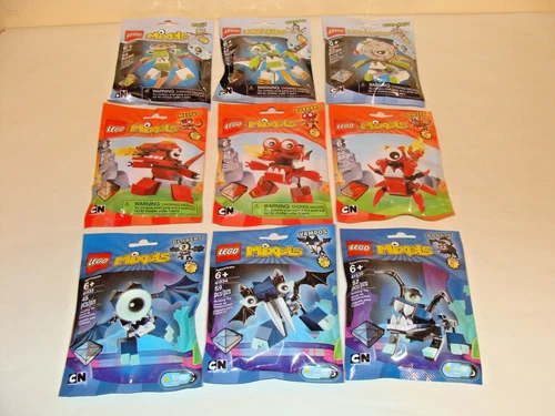 LEGO MIXELS SERIES 4 COMPLETE SET OF 9 FLAMZER MELTUS VAMPOS GLOBERT ROKIT NEW