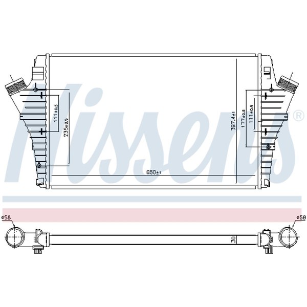 LadeluftküHler LuftgeküHlt Aluminium FüR Opel Vectra C Caravan CC YS3F-image
