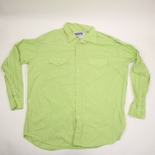 Resistol Ranch Shirt Adult XL Green 