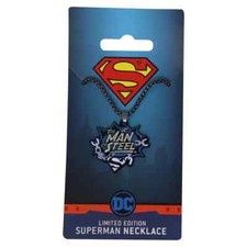 DC Comics Limited Edition Unisex Superman Necklace Only 9,995 MADE RARE LE