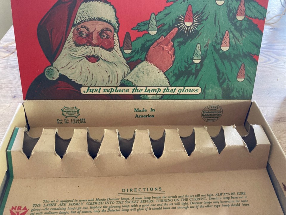 CHRISTMAS NOMA MAZDA DETECTOR CHRISTMAS LIGHT BOX AND 2 DETECTOR LIGHTS