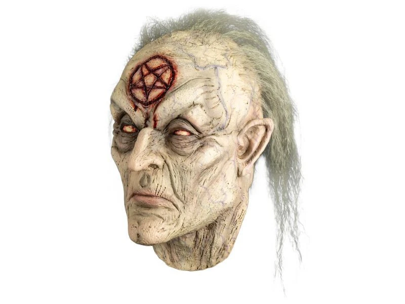 Trick or Treat Studios Pentagram Witch Mask Latex Halloween Horror Prop Wiccan - Image 3 of 4