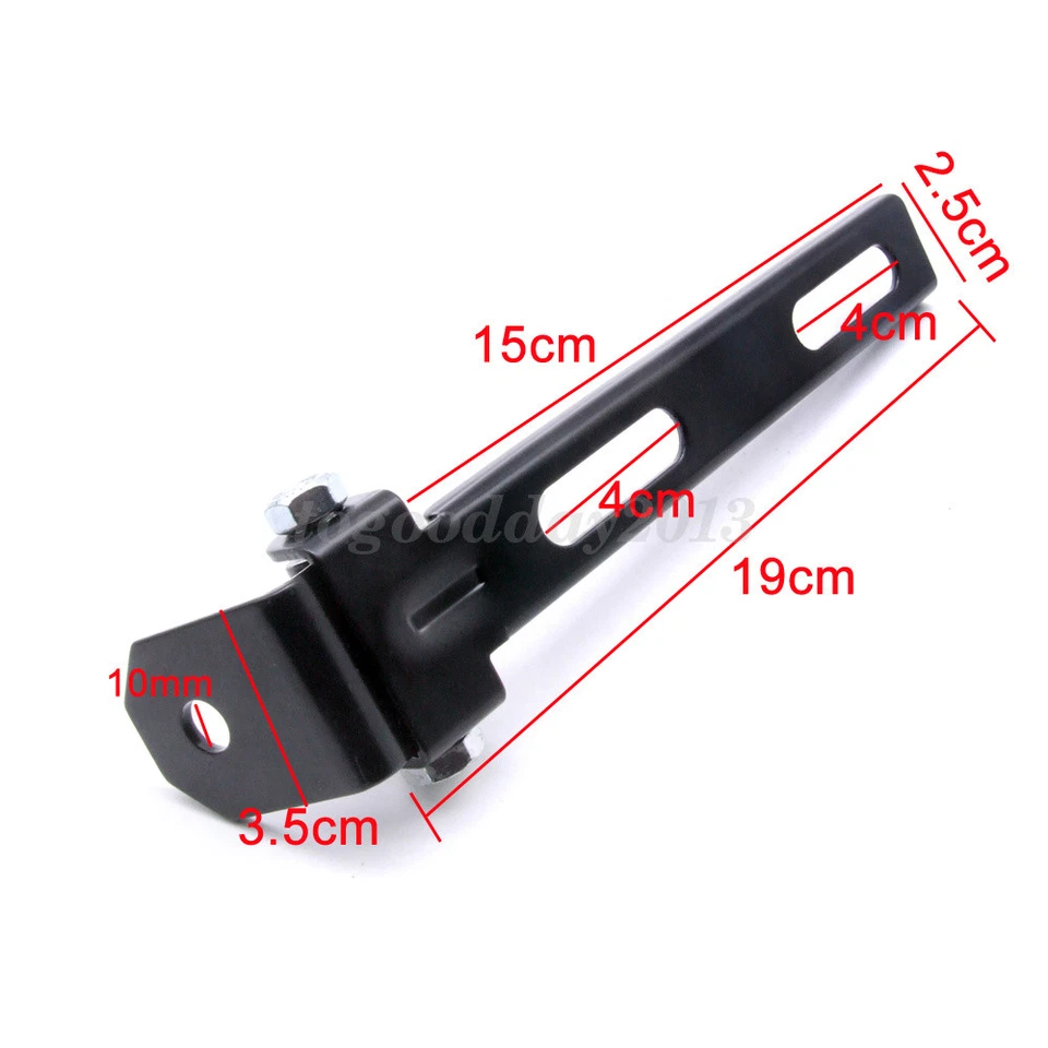 3" Motorcycle Spring Solo Seat+ Swivel Bracket For Harley Chopper Bobber Custom - Image 3 of 4