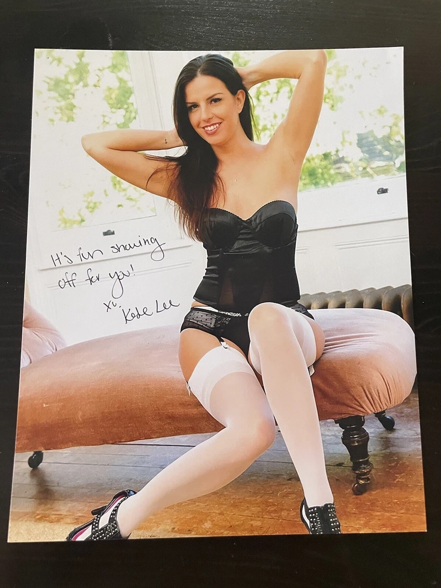 KOBE LEE SIGNED 8x10 PHOTO PORN STAR AUTOGRAPHED HOT ADULT ACTRESS RARE |  eBay