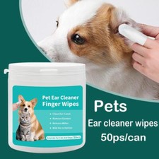 "Pet Ear Cleaning Wipes - Care for Cat Dog Mite Removal