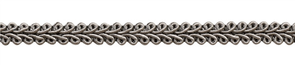 French Gimp Braid Trim, Style# FGS, Color# 049 - Silver Grey [10 Yards]