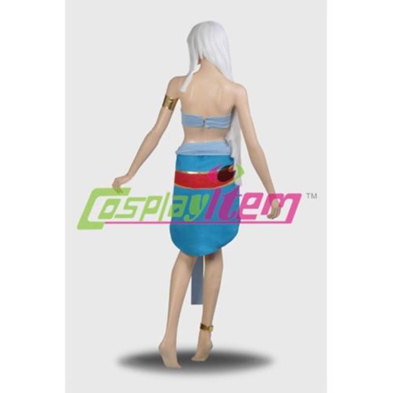 open lace back dress Princess Kida Atlantis Costume Dress