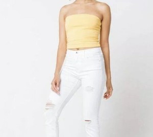 yellow tube top american eagle