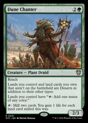 MTG Commander OTJ R Dune Chanter #0031