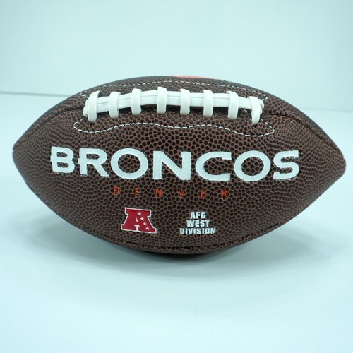Denver Broncos NFL Mini Football 9 Inches AFC West Kids Ball Toy - Picture 2 of 5