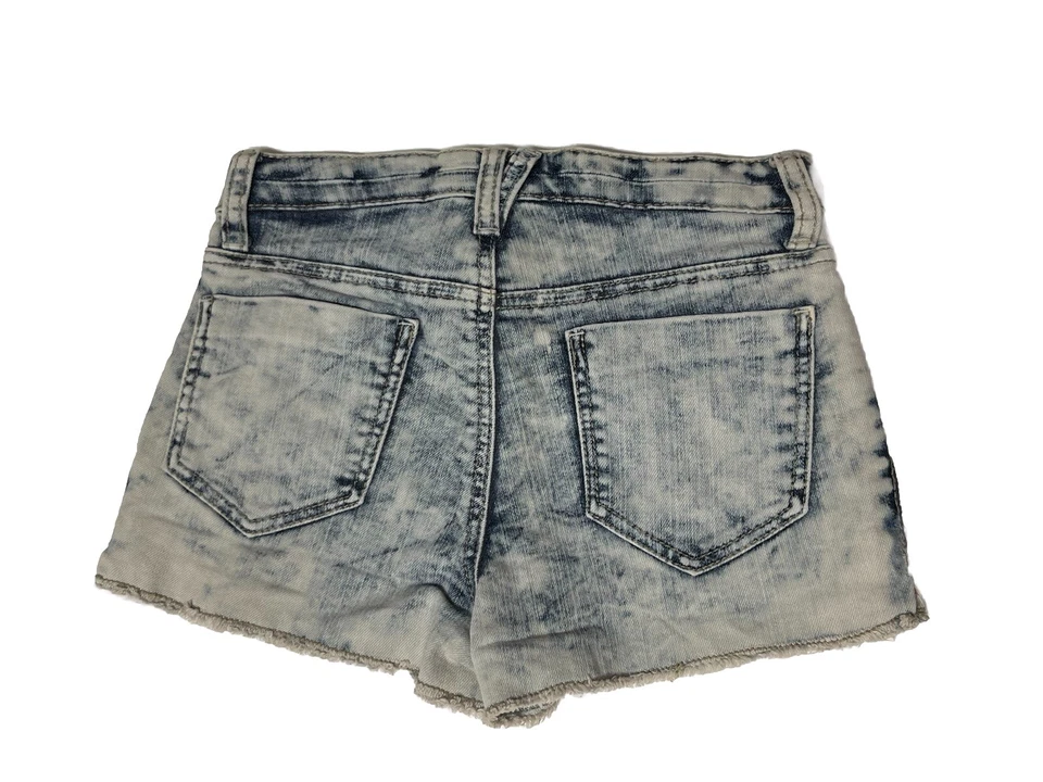 Pantalones cortos de mezclilla Mossimo Supply Co para mujer talla 3 estrellas y rayas americanas 4 de julio Foto 3 de 4