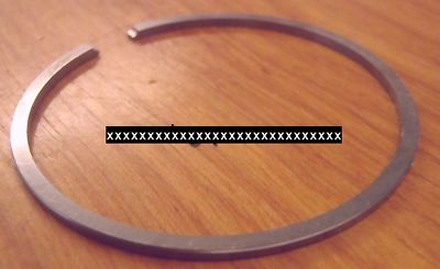  one HOMELITE 04933 UP04177 piston ring for 33 cc saws and trimmers
