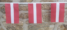Latvia Flag Bunting - 6m With 20 Flags