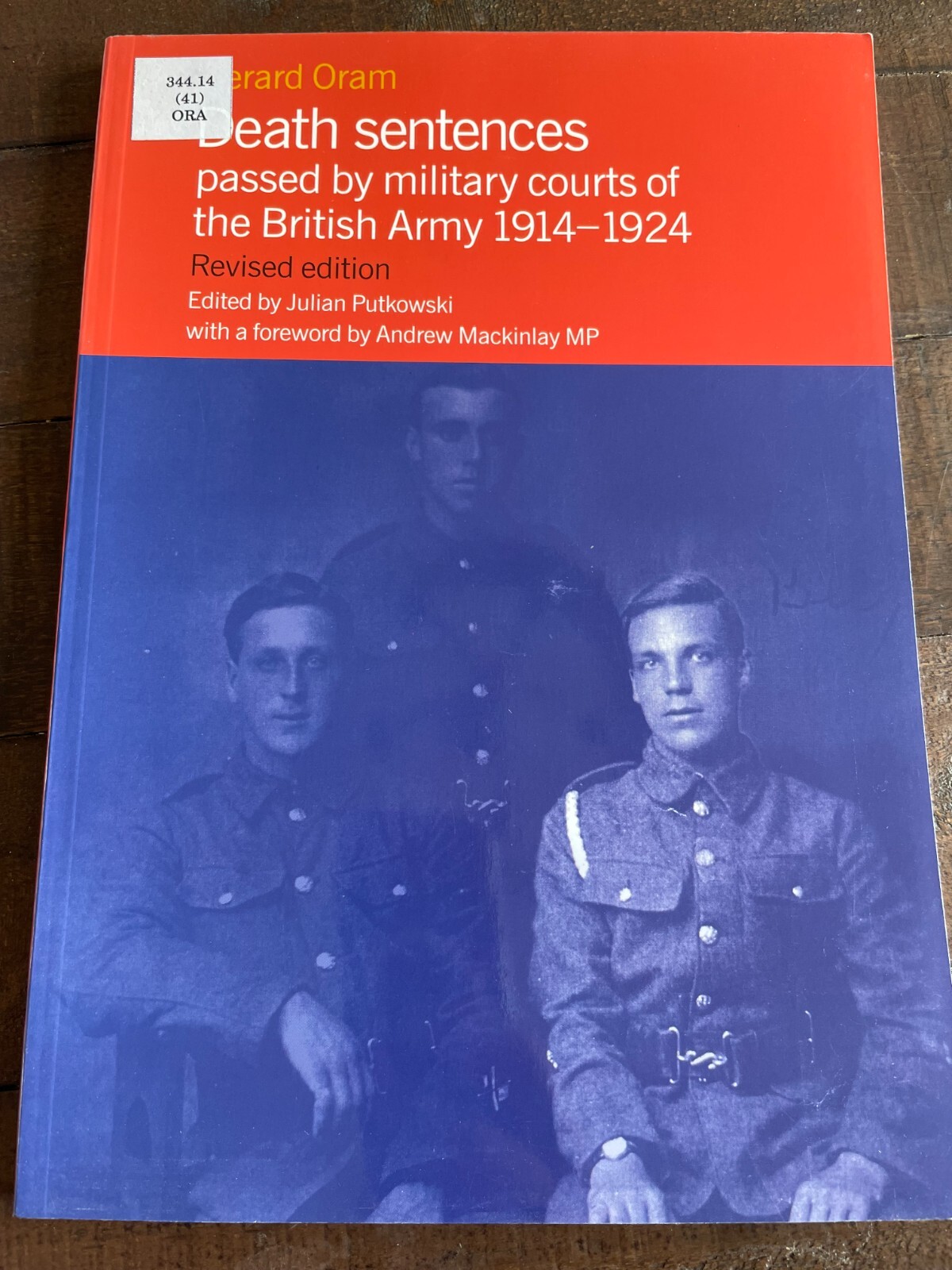 Death Sentences Passed by Military Courts of the British Army 1914-1924 PB
