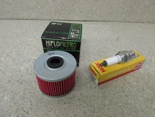 NEW KAWASAKI KLX110 SUZUKI DRZ110 110 TUNE UP KIT OIL FILTER SPARK PLUG CR6HSA