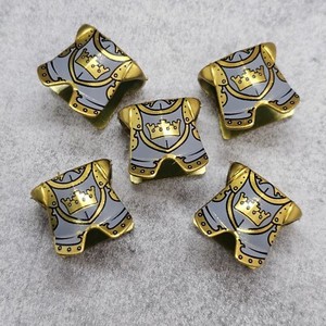 5pack Custom Gold Crown Armor Blocks Accessories for Minifigures Ga6734