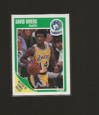 1989-90 FLEER DAVID RIVERS #94 NRMT SHARP CARD