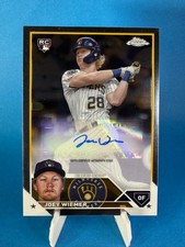 2023 Topps Chrome Update Auto Joey Wiemer #AC-JWI Auto 1b3s