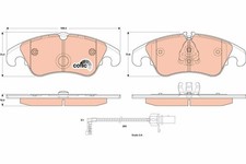 Bremsbelagsatz Vorne für Audi A6 Allroad C7 4GH 4GJ 4G2 4GC Avant 4G5 4GD 10-18