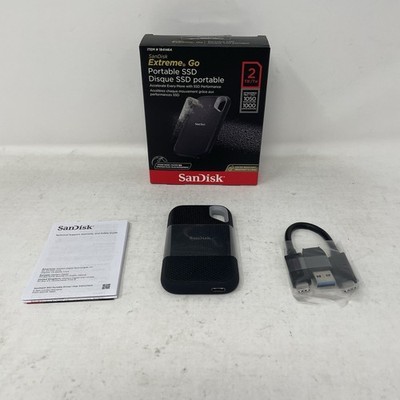 SanDisk 2TB NVMe Extreme Portable  External SSD  USB 3.2 Gen 2 USB-C