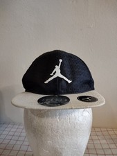 Air Jordan Basketball Cap Hat Black White Infant Adjustable Embroidered