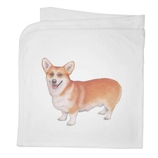 'Corgi Dog' Cotton Baby Blanket / Shawl BY00015824 