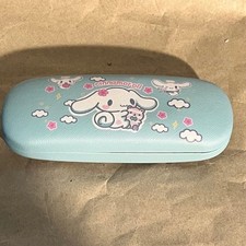 Sanrio Cinnamoroll Glasses Case Light Blue Kawaii Hard Shell Eyewear Protector