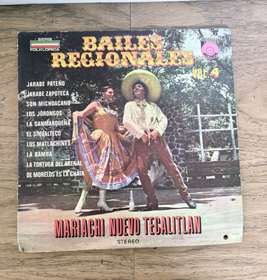 Mariachi Nuevo Tecalitlan Bailes Regionales Vol. 4 Stereo 12'' LP AES-010